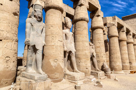 Statues at Luxor Temple