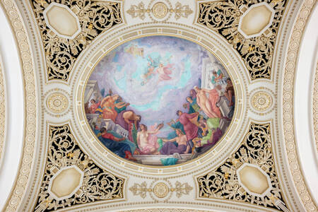 Ceiling in the National Art Museum of Romania