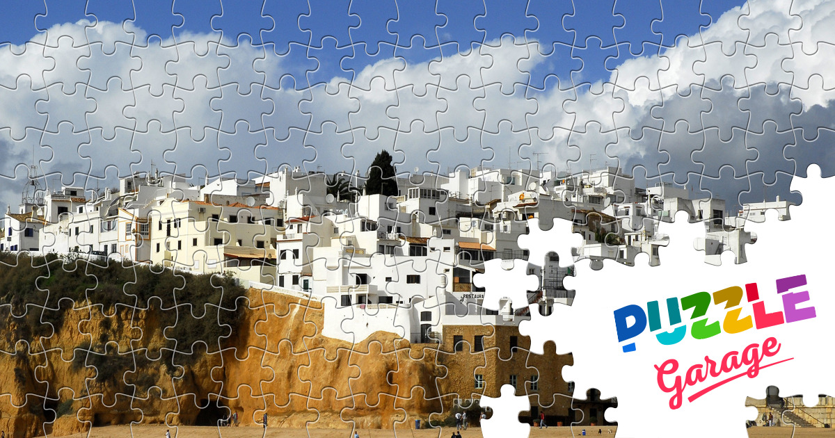 White villages Jigsaw Puzzle (Countries, Portugal) Puzzle Garage