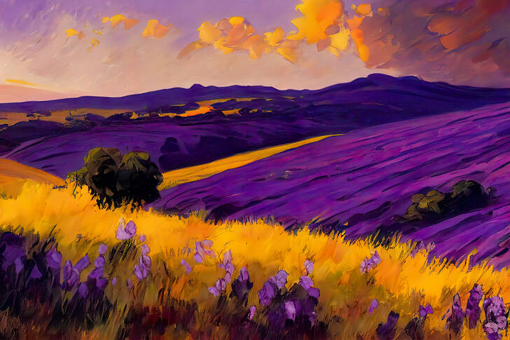 Фиолетовые холма