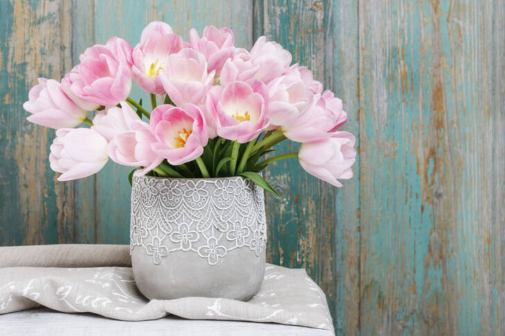 Buket ružičastih tulipana