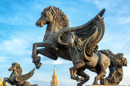 Statues of Pegasus