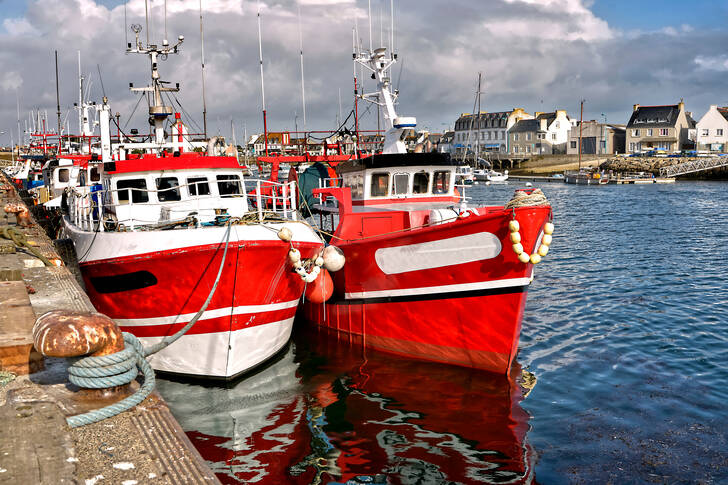 Fishing boats in Gilvinek