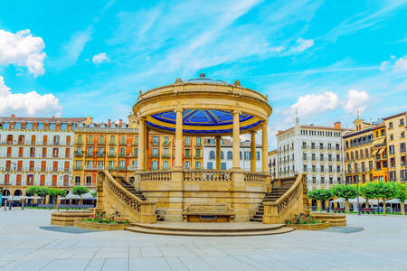 Praça em Pamplona