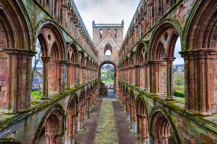 Ruinerne af Jedburgh Abbey