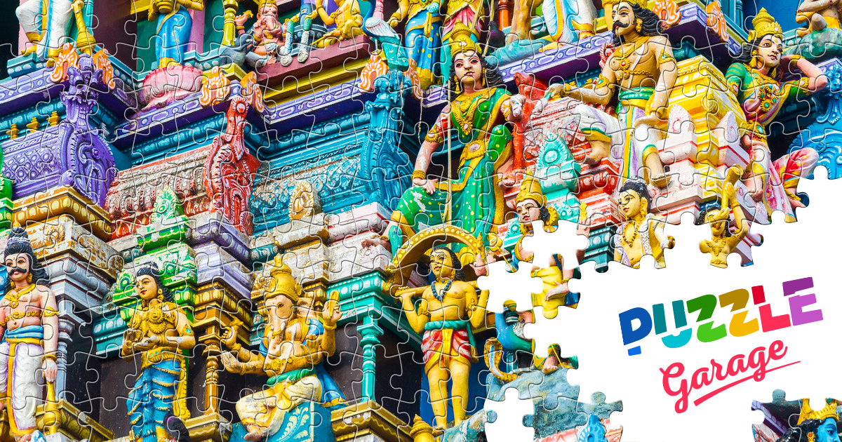 ShivaNataraja temple statues Jigsaw Puzzle (Countries, Sri Lanka