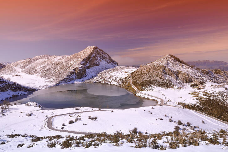 Mountain Lake Enol
