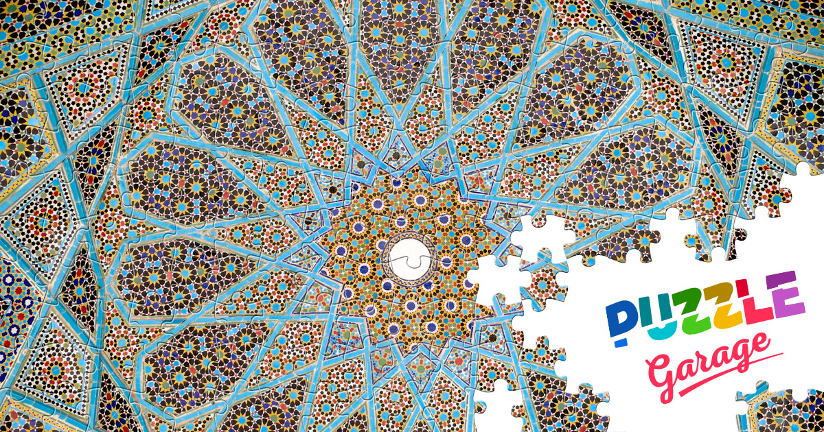 Mosaic in Islamic Art Jigsaw Puzzle (Other, Abstraction) Puzzle Garage