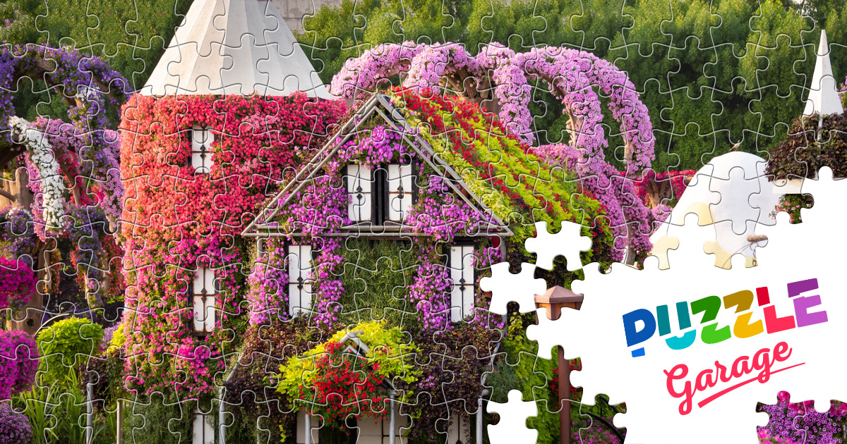 Dubai Miracle Garden Jigsaw Puzzle (Countries, UAE) Puzzle Garage