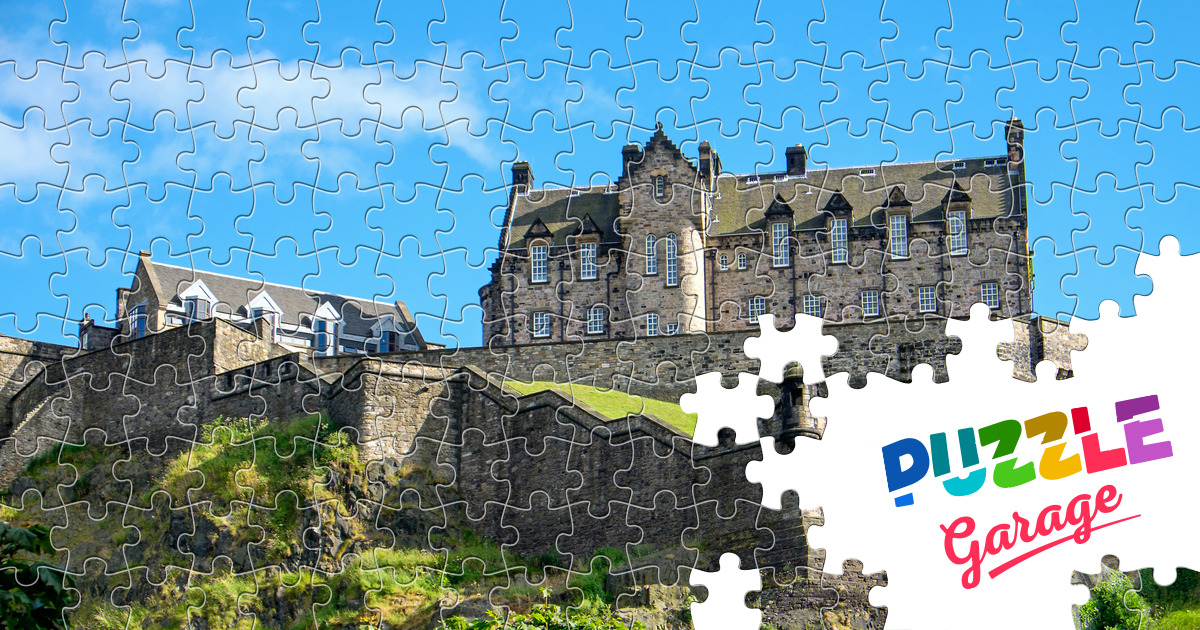 View of Edinburgh Castle Jigsaw Puzzle (Countries, Great Britain