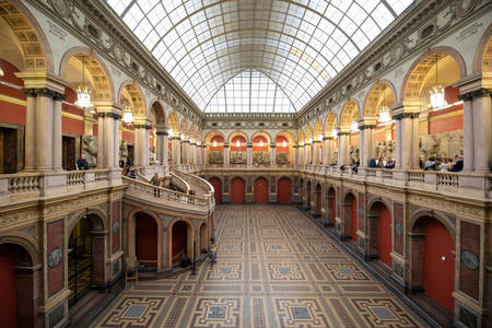Interior of the Museum of Applied Arts of the Stieglitz Academy