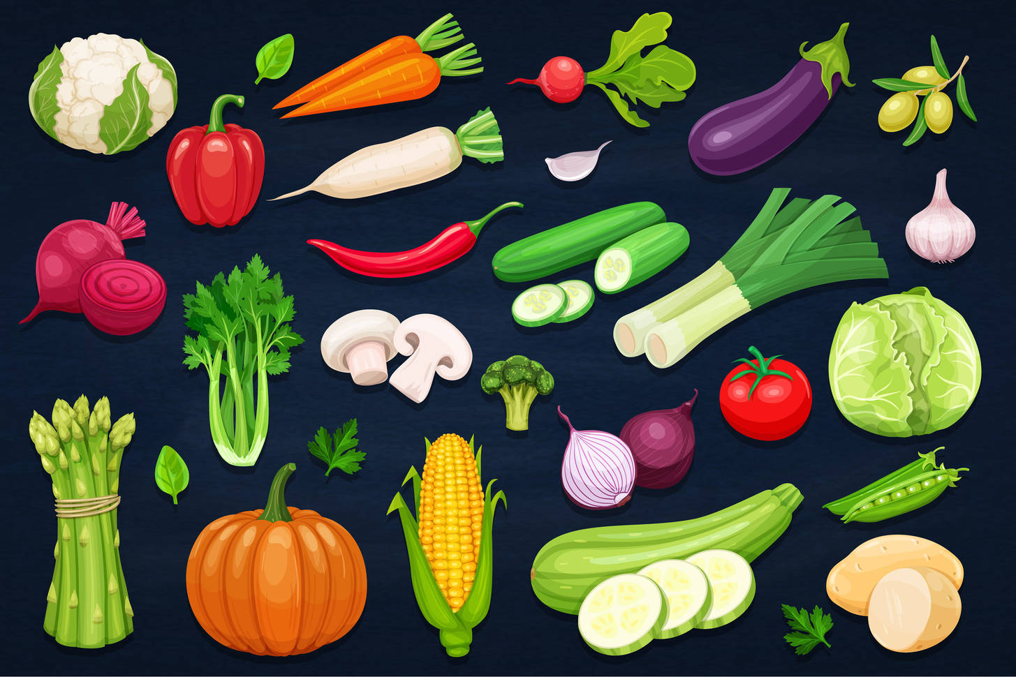 Vegetables Jigsaw Puzzle (For children, Educational) Puzzle Garage