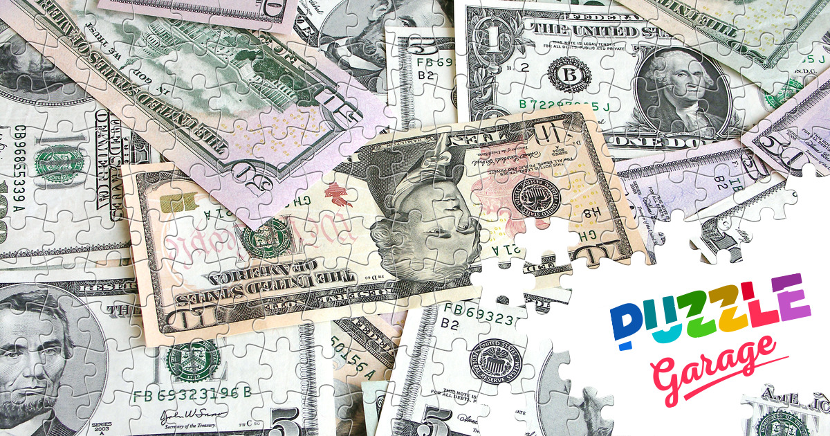 US Dollar Jigsaw Puzzle (Other, Money) Puzzle Garage