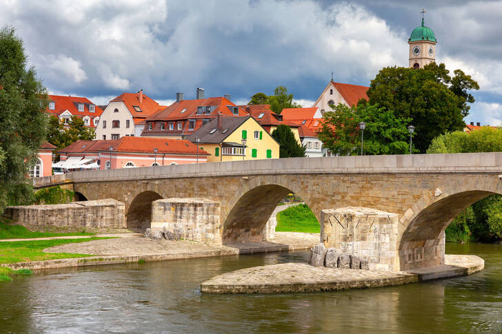 Stenen brug in Regensburg