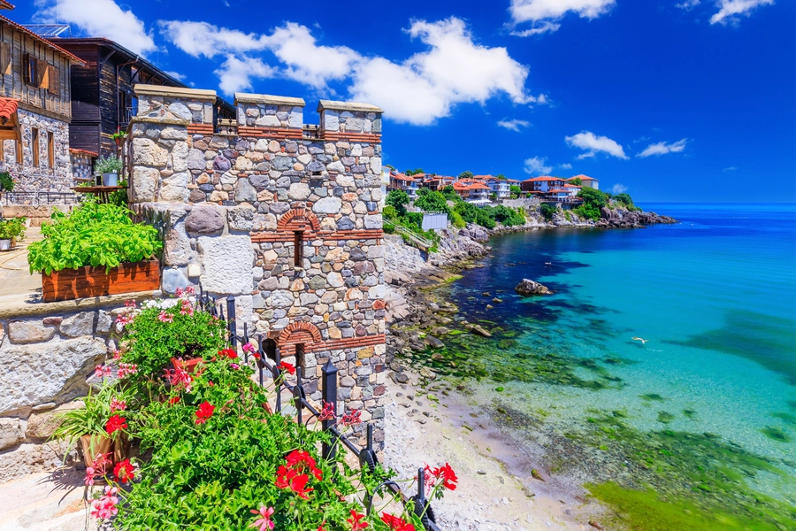 Dinding benteng Sozopol