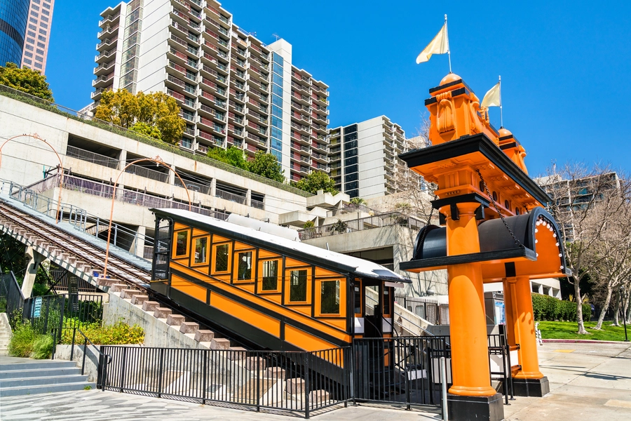 Angels Flight-kabelbaan in Los Angeles