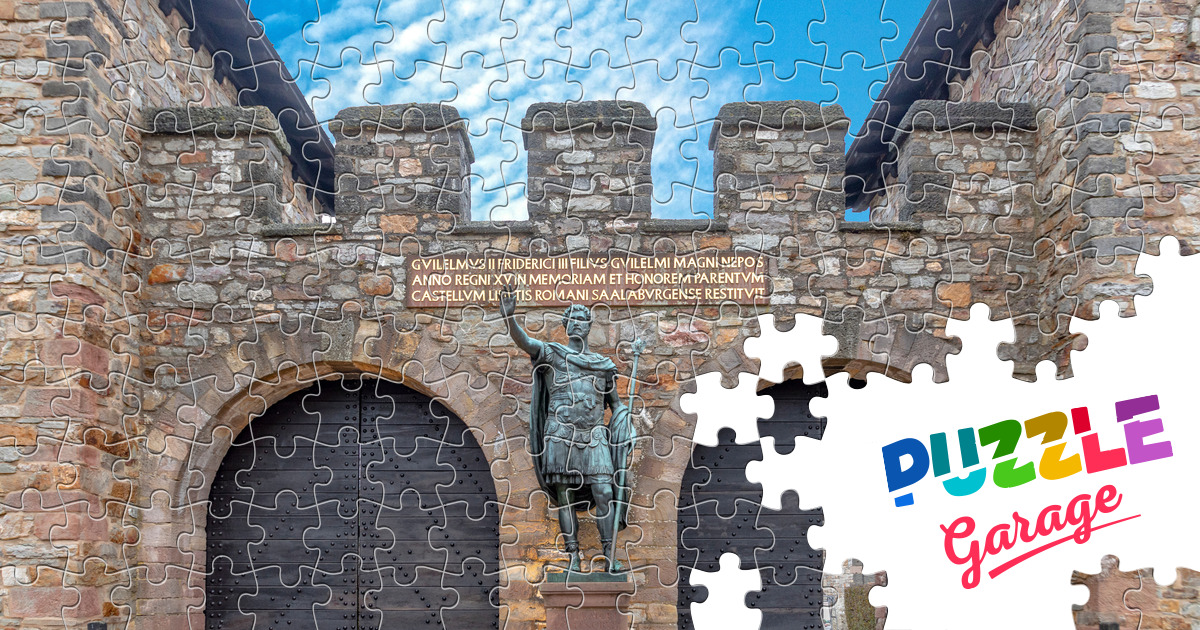 Statue of Antoninus Pius, Frankfurt Jigsaw Puzzle (Countries, Germany ...