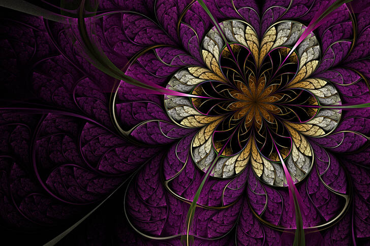 Flor fractal