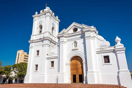 Biała Katedra Santa Marta w Kolumbii