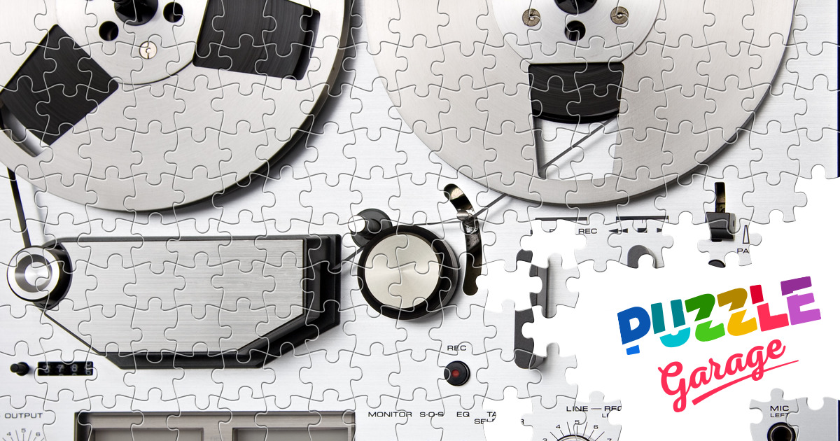 Tape recorder control panel Jigsaw Puzzle (Stuff, Electronics) Puzzle