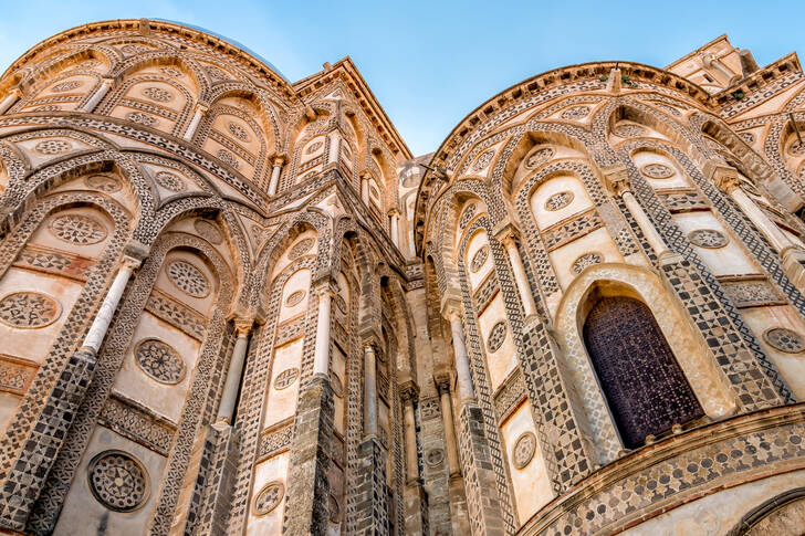 Facade of the Cathedral Church in Montreal