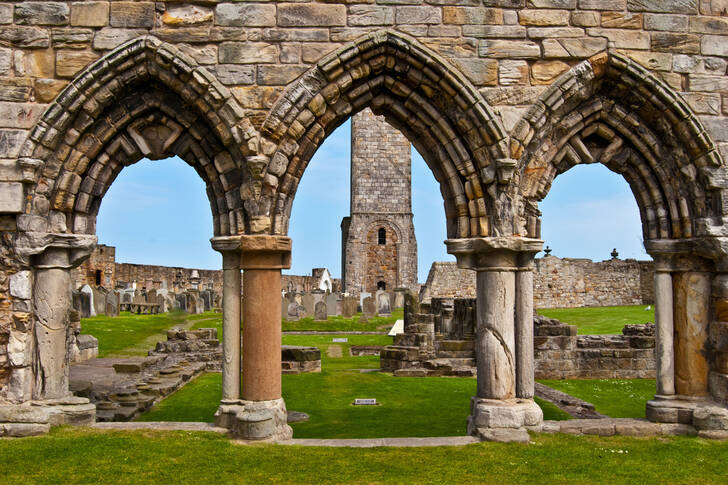 Ruins of St. Andrew's Cathedral in St. Andrews