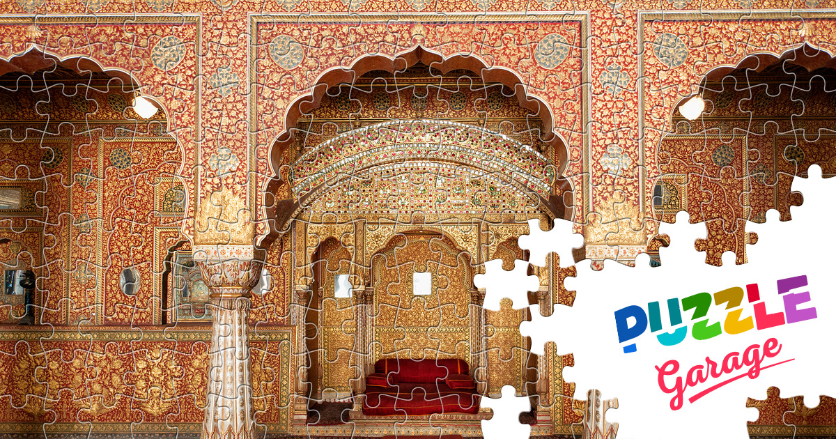 Column Hall of Junagadh Fort Jigsaw Puzzle (Countries, India) Puzzle