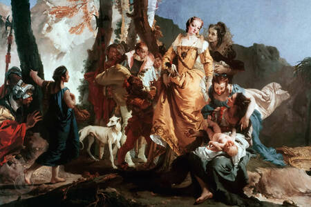 Giovanni Battista Tiepolo: "The Finding of Moses"