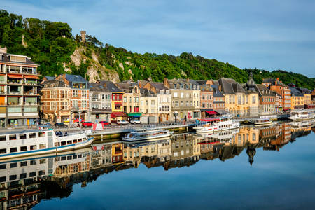 View of the picturesque town of Dinan