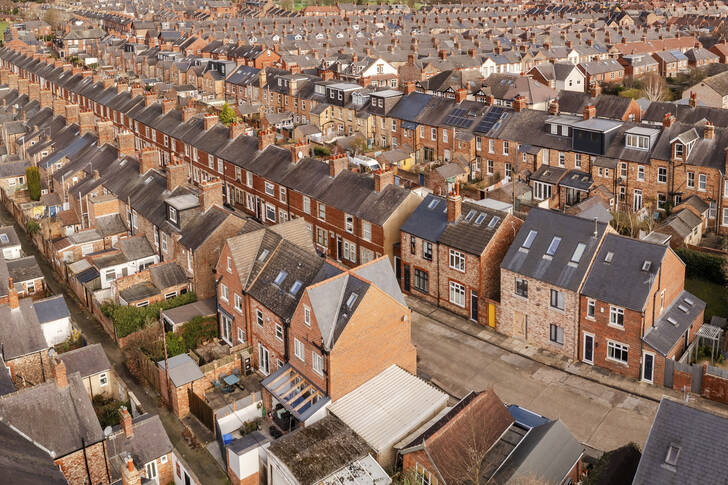 The architecture of houses in the north of England