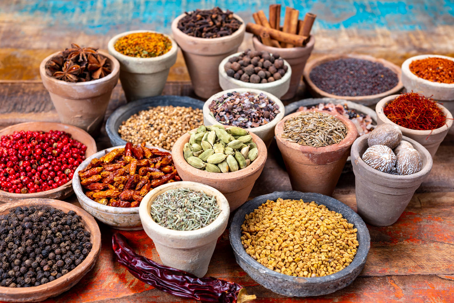Indian spices and condiments Jigsaw Puzzle (Countries, India) Puzzle