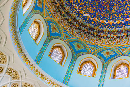 Mosaic on the dome of Khazrati Imam