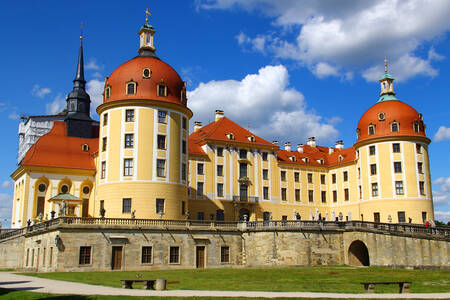Moritzburg castle view