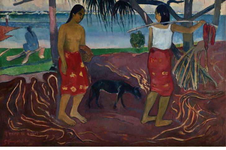 Paul Gauguin: "Under the Pandanus"