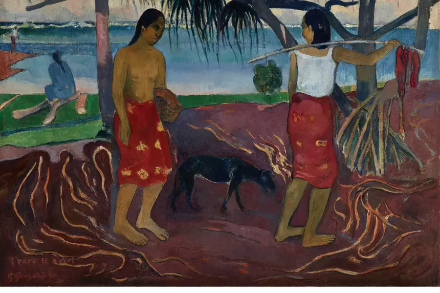 Paul Gauguin: "Pandanuksen alla"