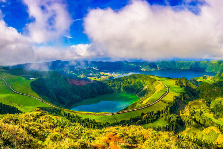 Lakes in the Azores