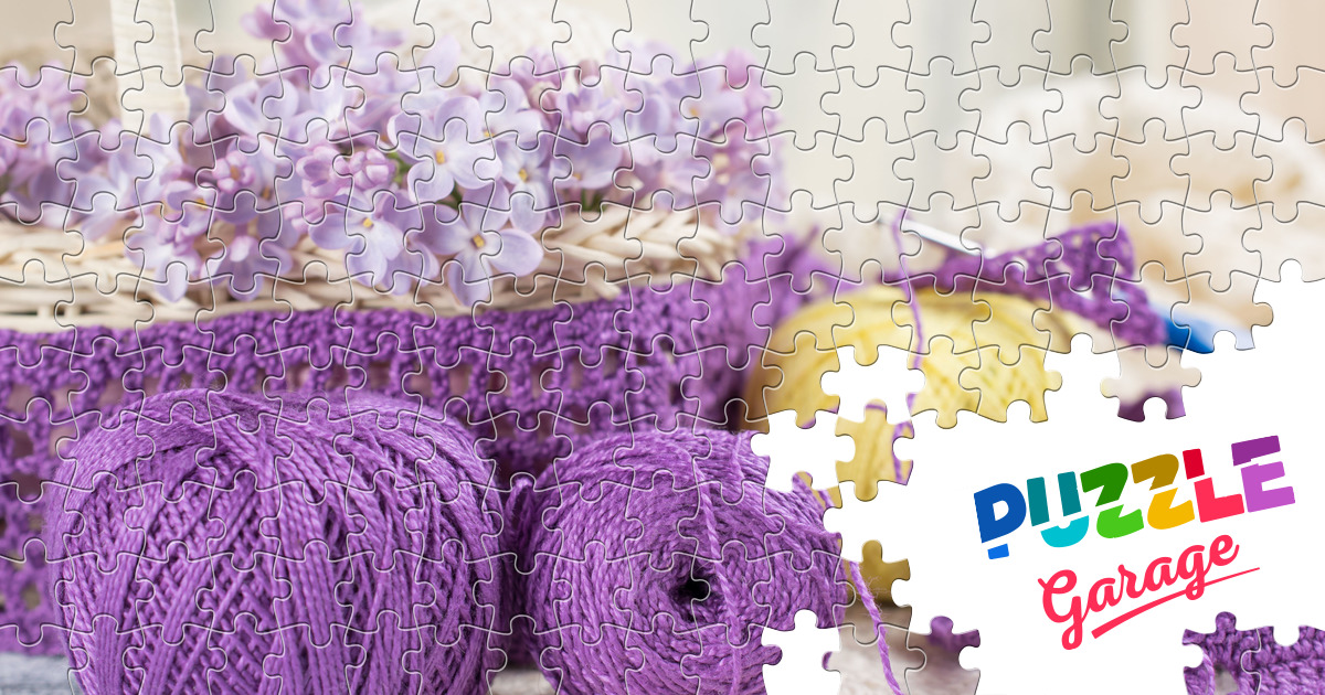 Crochet yarn Jigsaw Puzzle (Home, Needlework) Puzzle Garage