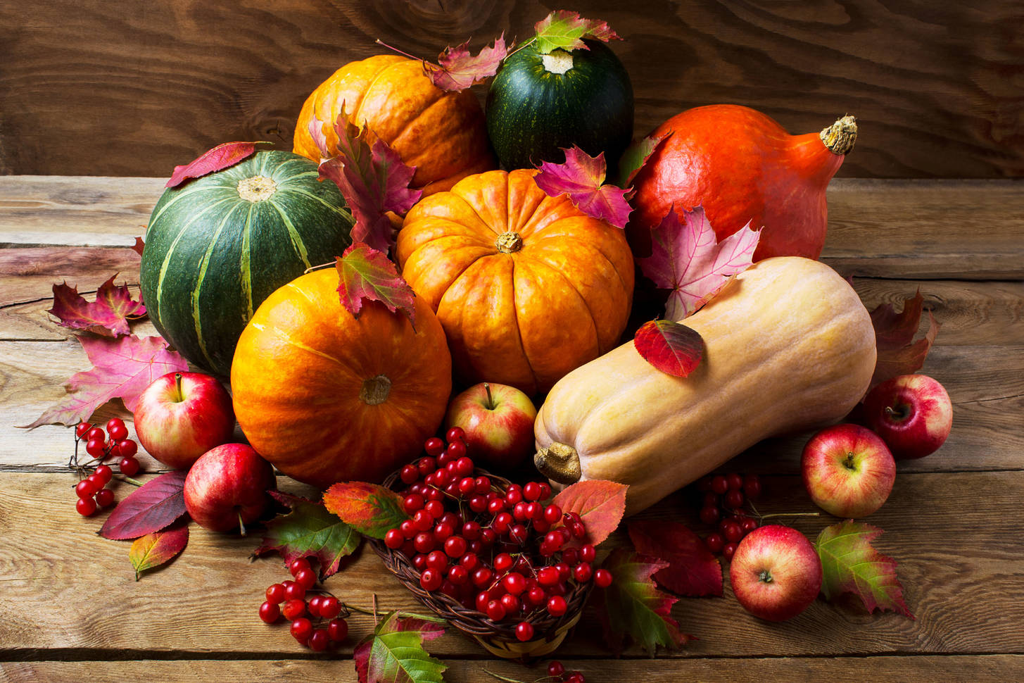 Pumpkins, apples and berries Jigsaw Puzzle (Plants, Pumpkins) | Puzzle ...