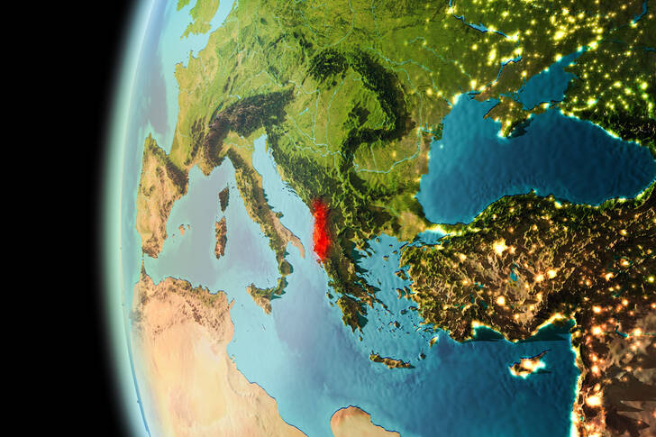 Earth view from orbit