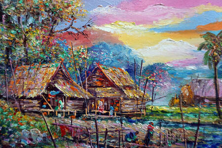 Деревня в Таиланде