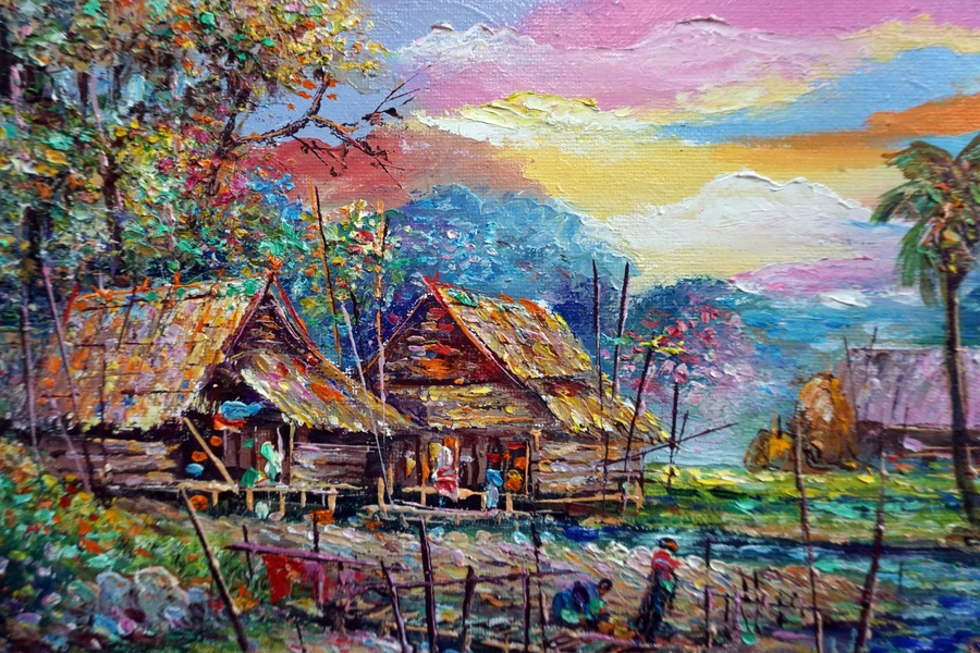 Pueblo en Tailandia
