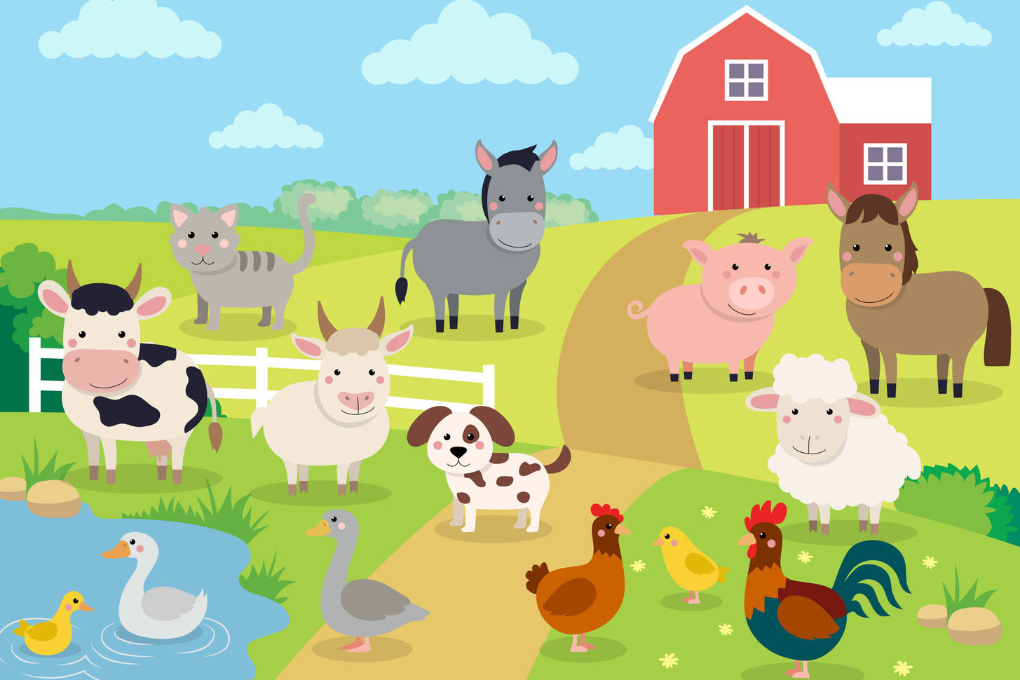 Farm Frenzy Jigsaw Puzzle (For children, Cartoon Illustrations ...