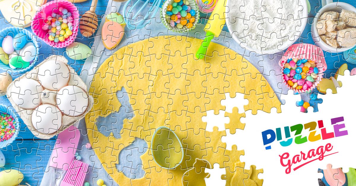 Homemade Easter baking Jigsaw Puzzle (Holidays, Easter) Puzzle Garage