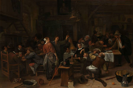 Jan Steen: "Prince's Day"