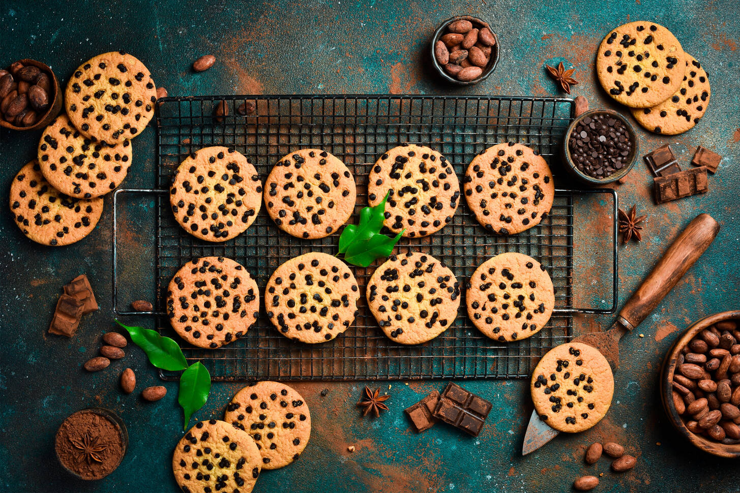 Cookies with chocolate Jigsaw Puzzle (Home, Food) | Puzzle Garage