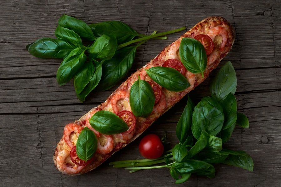 Baguette de crevettes