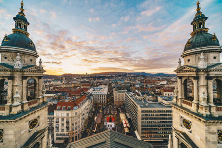 Utsikt över Budapest