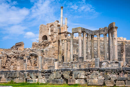 Древний римский город в Тунисе