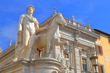 Staty av Pollux i Rom