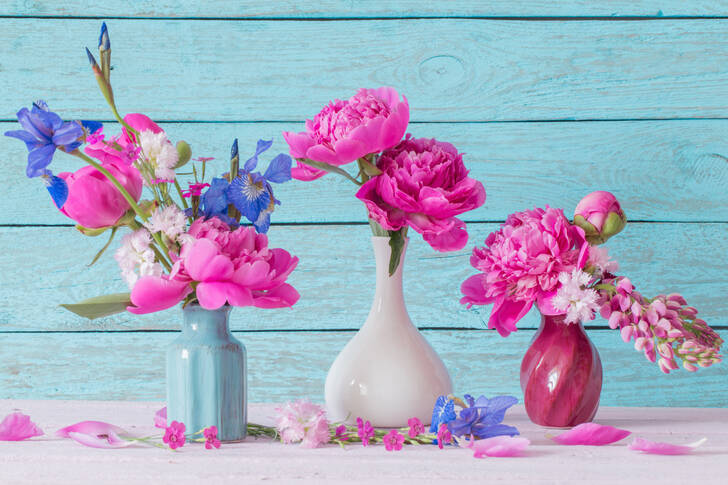 Bouquets with Peonies